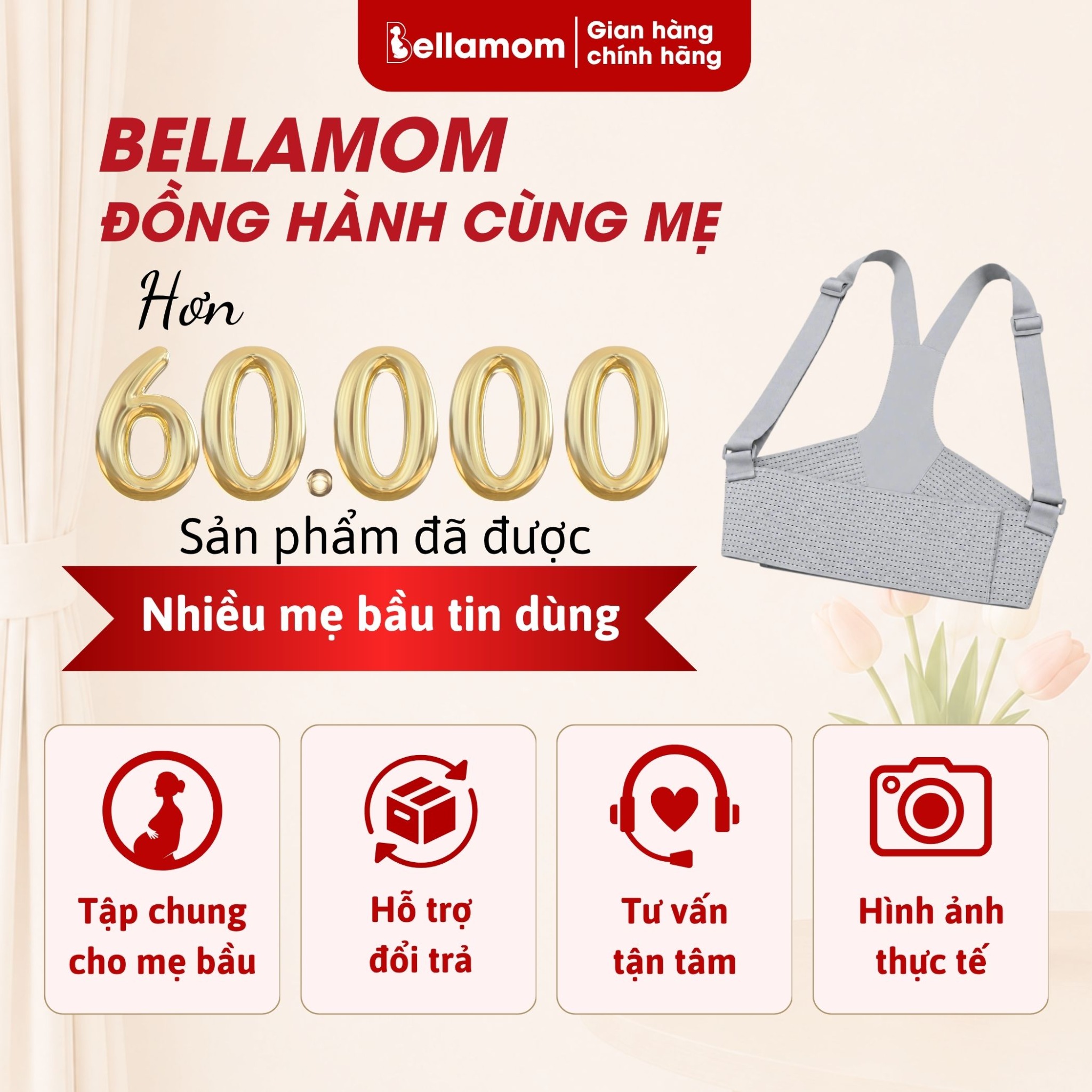 Đai đỡ bụng Bellamom