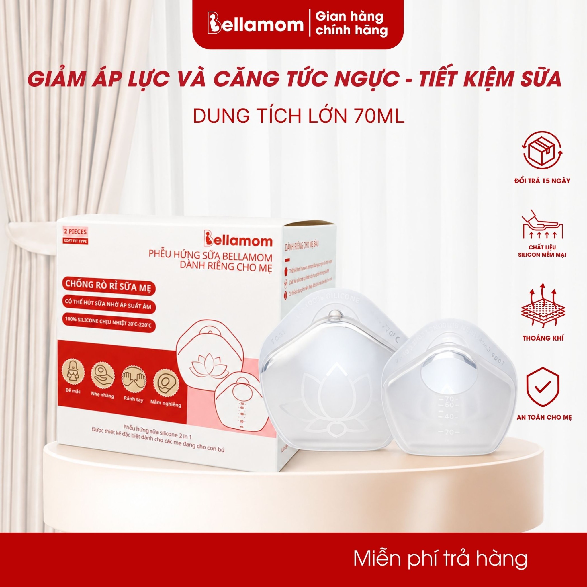 Phễu hứng sữa Bellamom