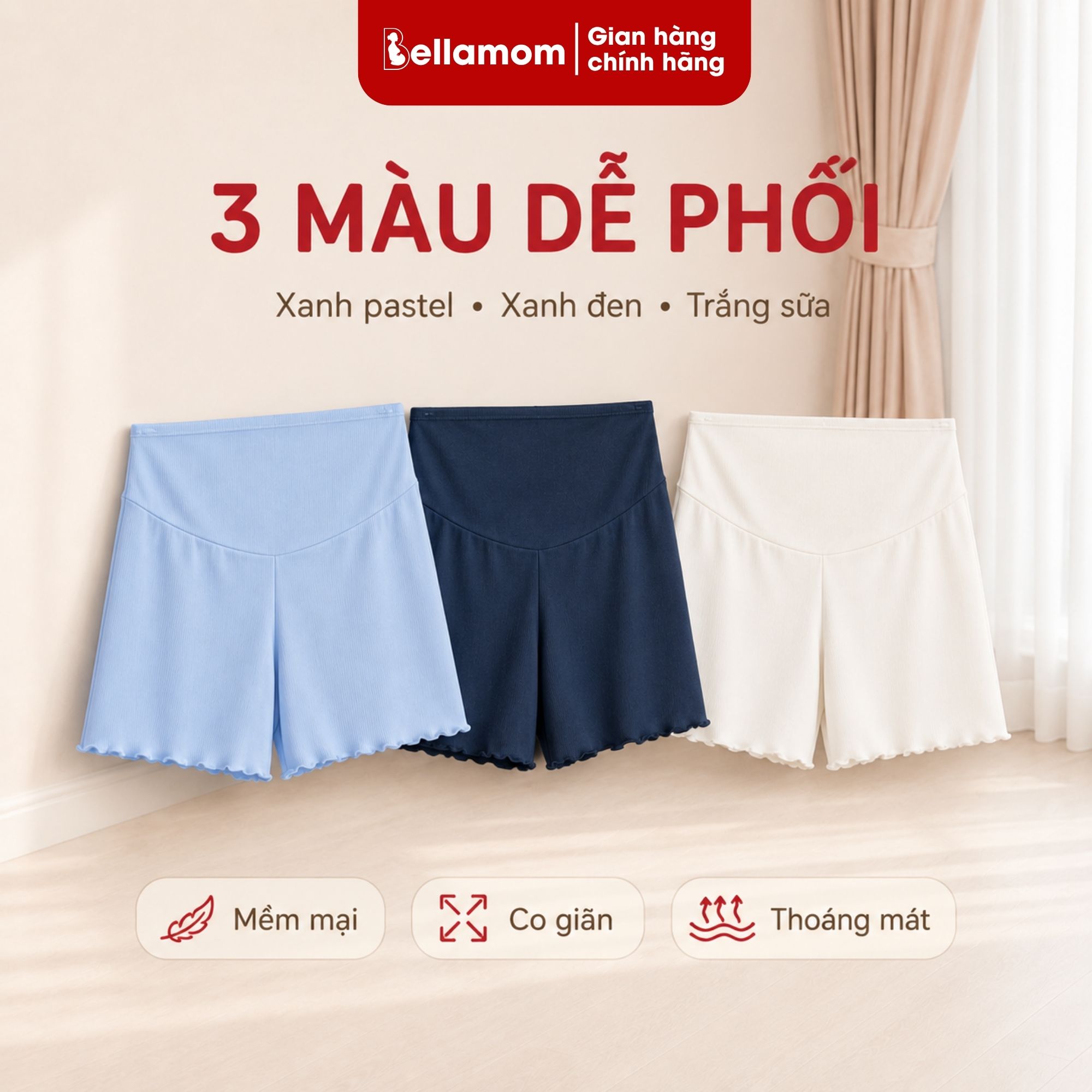 Quần đùi bầu Bellamom