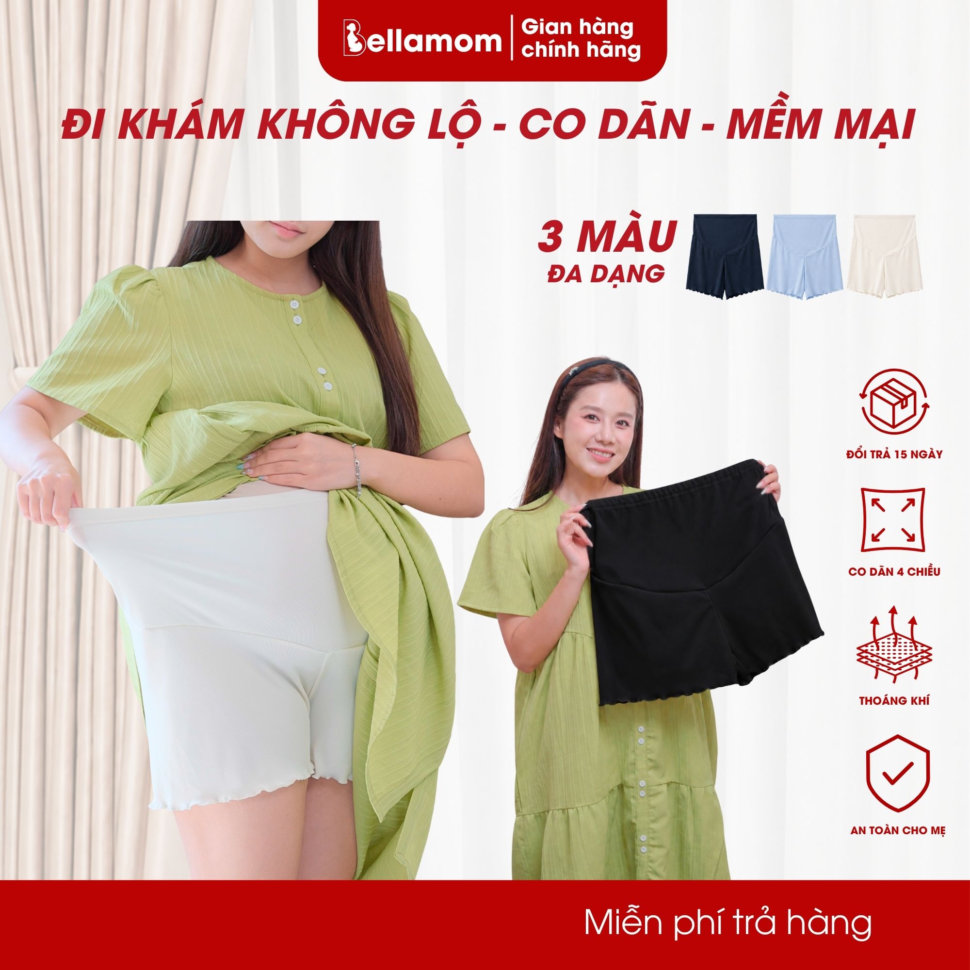 Quần đùi bầu Bellamom