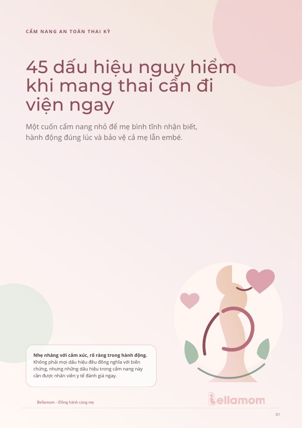 45 dấu hiệu nguy hiểm